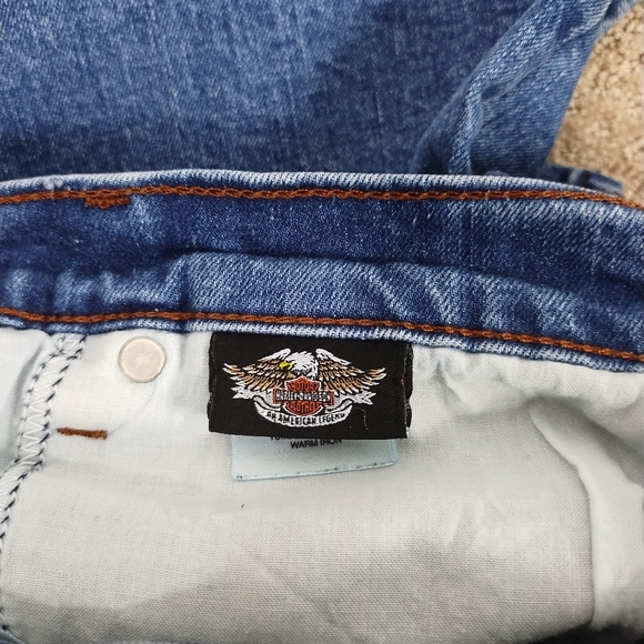 Women's Harley Davidson Straight Leg Jeans Size 8 - Picture 9 of 9